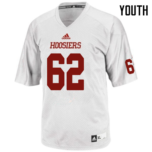 Youth #62 Brandon Knight Indiana Hoosiers College Football Jerseys Sale-White